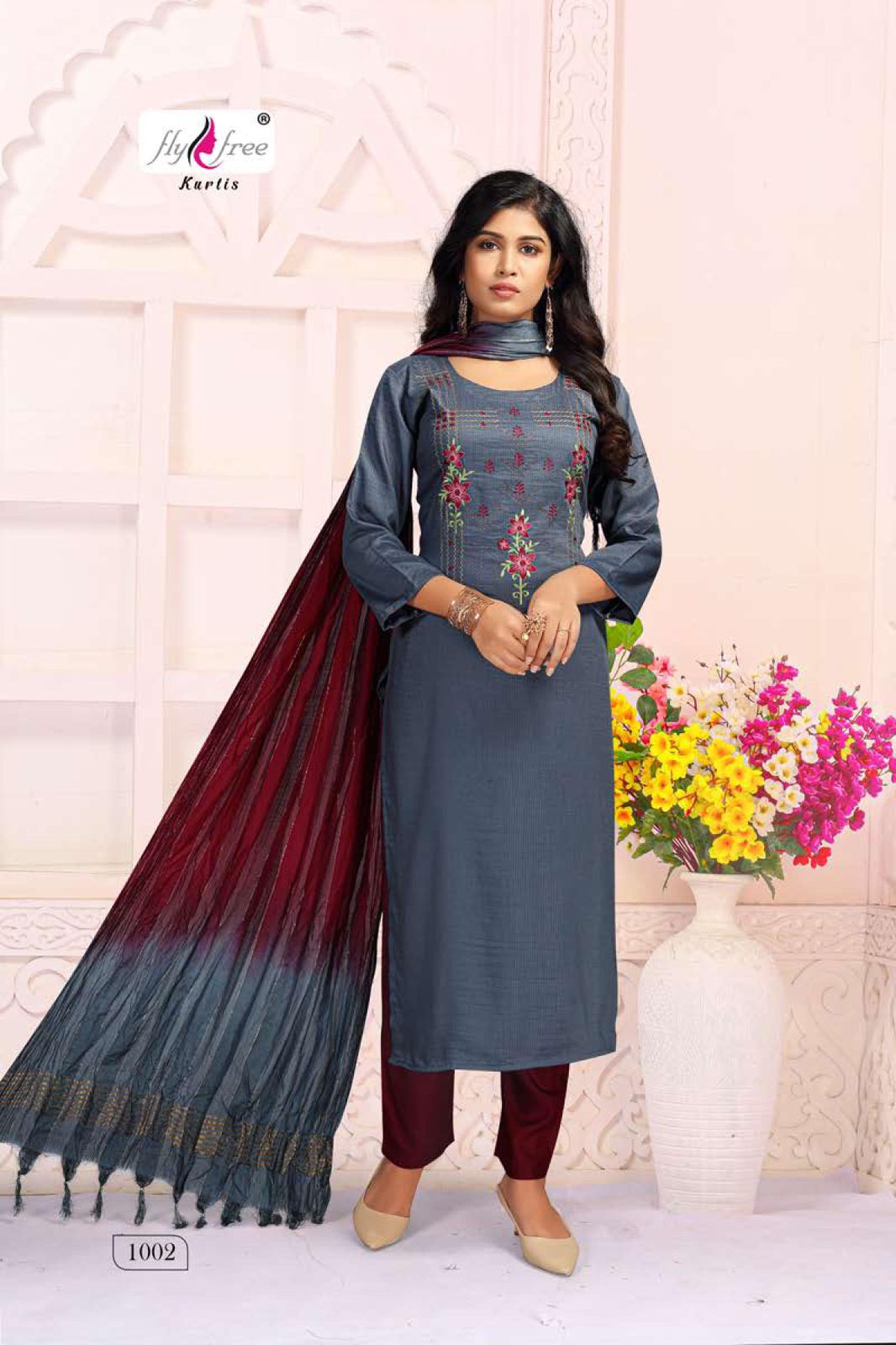 Fly Free Zian Ethnic Wear Fancy Designer Ready Made Dress Collection